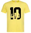Мужская футболка Messi 10 Лимонный фото