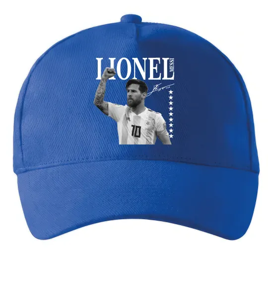 Кепка Lionel Messi підпис Ярко-синий фото