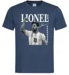 Чоловіча футболка Lionel Messi підпис Темно-синій фото