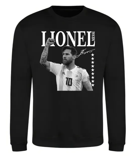Свитшот Lionel Messi підпис Черный фото