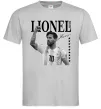 Чоловіча футболка Lionel Messi підпис Сірий фото