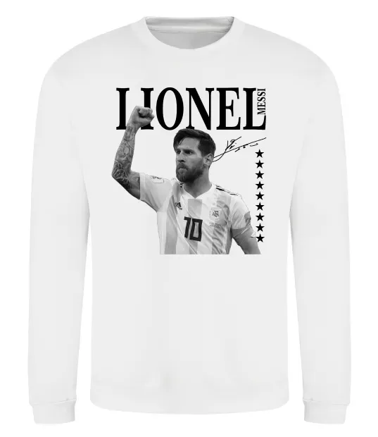Свитшот Lionel Messi підпис Белый фото