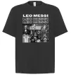 Футболка Оверсайз Messi колаж Черный Футболка Оверсайз Messi колаж Черный фото