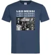 Мужская футболка Messi колаж Темно-синий фото