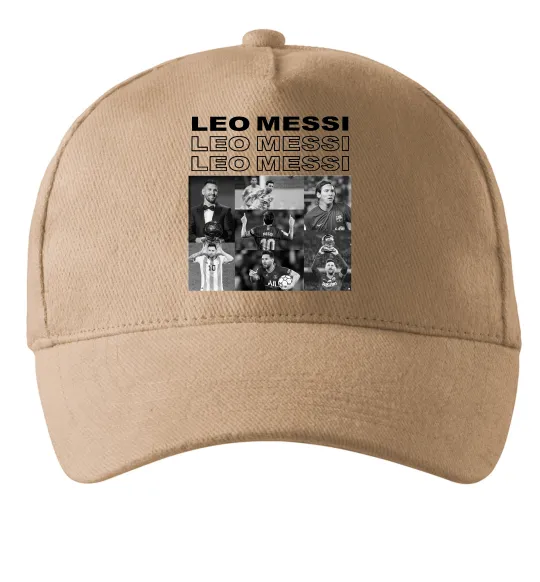 Кепка Messi колаж Песочный фото