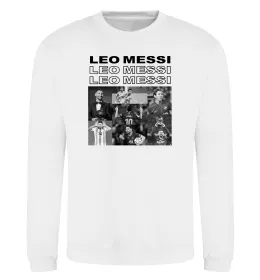 Свитшот Messi колаж Белый фото