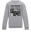 Детский Свитшот Messi колаж Серый меланж фото