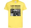 Детская футболка Messi колаж Лимонный фото