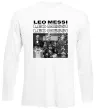 Лонгслів Messi колаж Білий фото