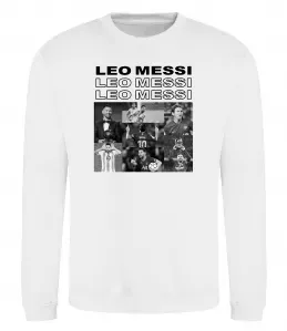 Свитшот Messi колаж Белый фото