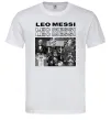 Мужская футболка Messi колаж Белый фото