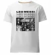 Чоловіча преміум футболка Messi колаж Білий фото