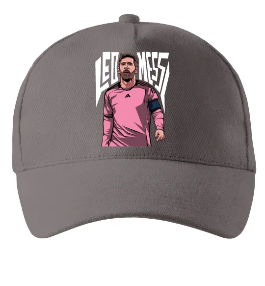 Кепка Leo Messi art Сірий фото