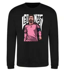 Свитшот Leo Messi art Черный фото