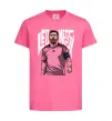 Дитяча футболка Leo Messi art Яскраво-рожевий фото