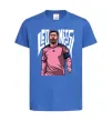 Дитяча футболка Leo Messi art Яскраво-синій фото