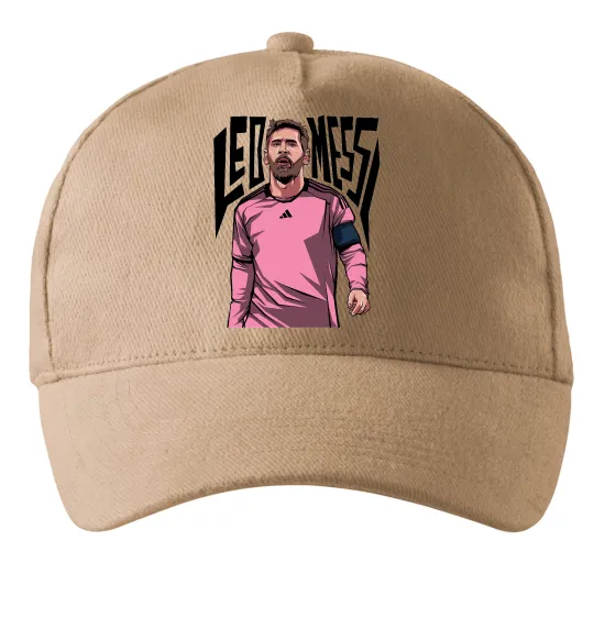 Кепка Leo Messi art Песочный фото