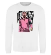 Світшот Leo Messi art Білий фото