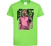 Дитяча футболка Leo Messi art Лаймовий фото