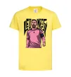 Дитяча футболка Leo Messi art Лимонний фото