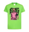 Дитяча футболка Leo Messi art Лаймовий фото