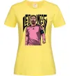 Женская футболка Leo Messi art Лимонный фото