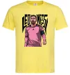 Мужская футболка Leo Messi art Лимонный фото