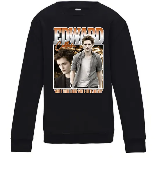 Детский Свитшот Edward Cullen Черный фото