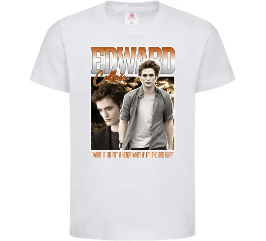 Детская футболка Edward Cullen Белый фото