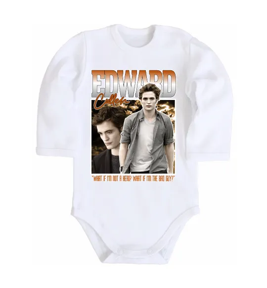Дитячий бодік Edward Cullen Білий фото