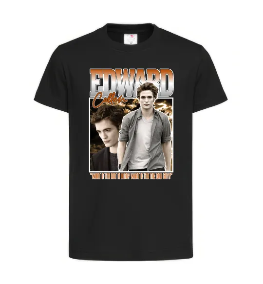 Дитяча футболка Edward Cullen Чорний фото