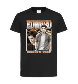 Дитяча футболка Edward Cullen Чорний фото