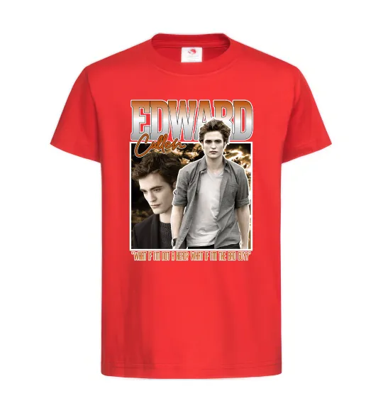 Дитяча футболка Edward Cullen Червоний фото