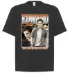 Футболка Оверсайз Edward Cullen Черный фото