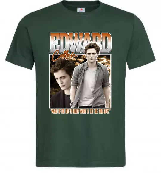 Мужская футболка Edward Cullen Темно-зеленый фото