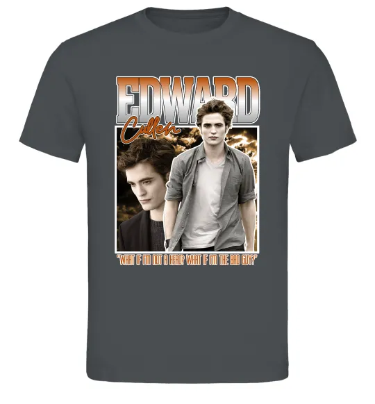 Мужская футболка Edward Cullen Графит фото