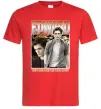 Мужская футболка Edward Cullen Красный фото