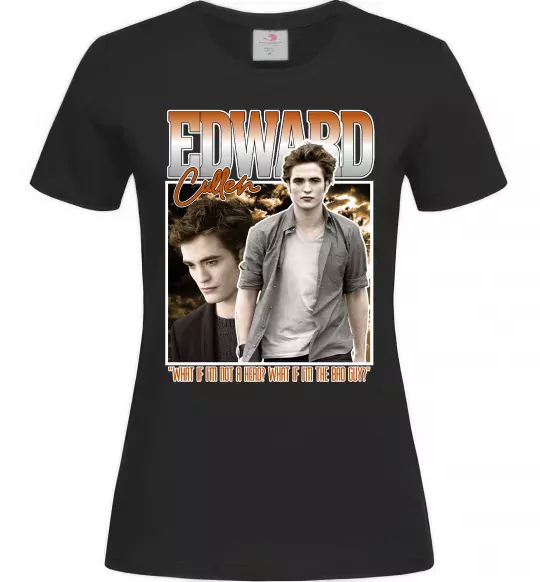 Женская футболка Edward Cullen Черный фото