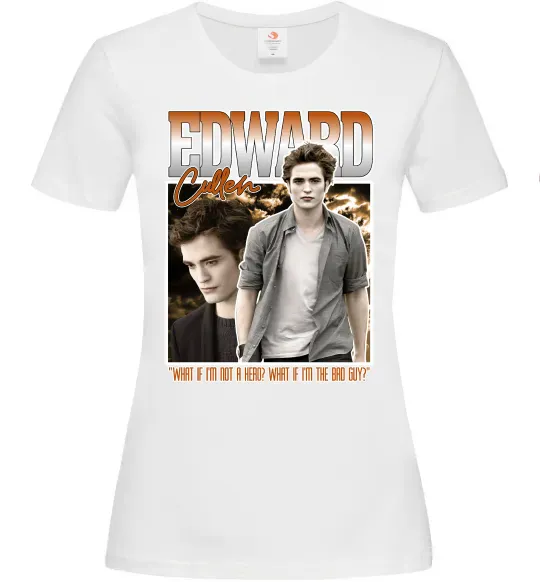 Женская футболка Edward Cullen Белый фото