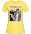 Женская футболка Edward Cullen Лимонный фото