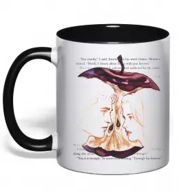 Чашка с цветной ручкой