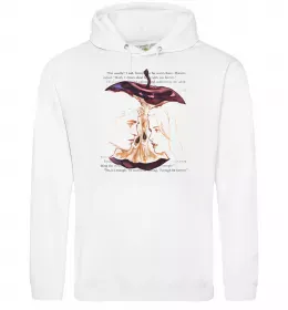 Женская толстовка (худи) Twilight Белый фото