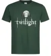 Мужская футболка Twilight moon Темно-зеленый фото