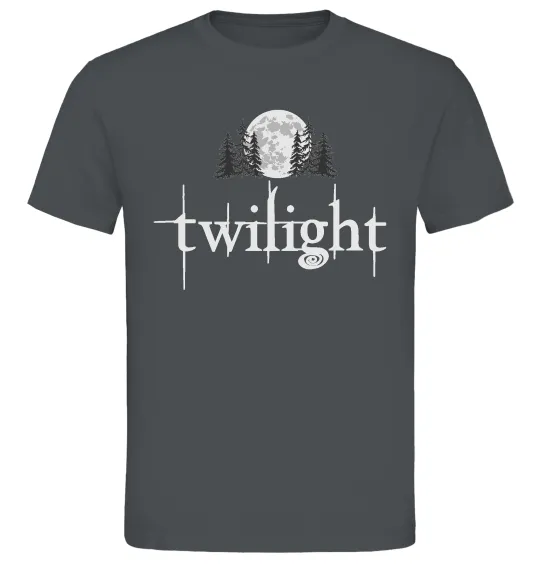 Мужская футболка Twilight moon Графит фото