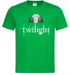 Мужская футболка Twilight moon Зеленый фото