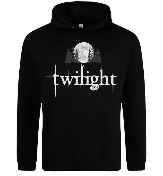 Женская толстовка (худи) Twilight moon Черный фото