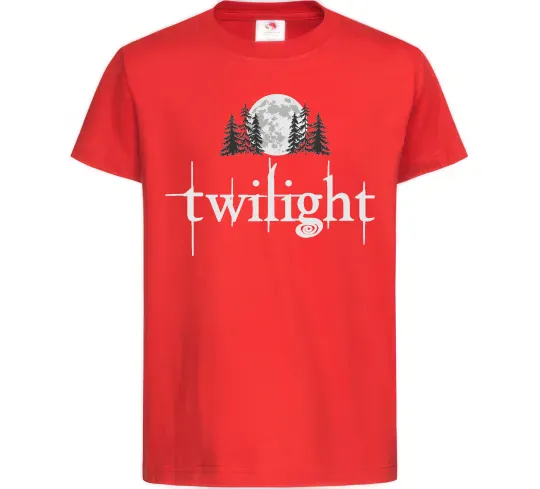 Детская футболка Twilight moon Красный фото