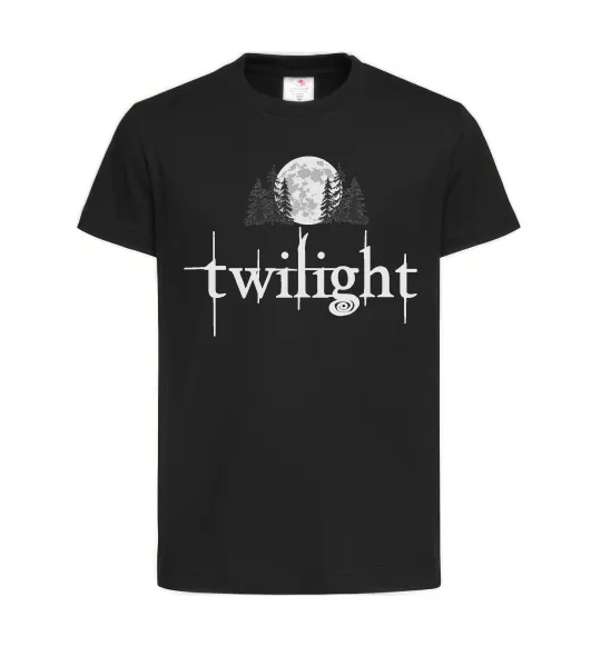 Дитяча футболка Twilight moon Чорний фото