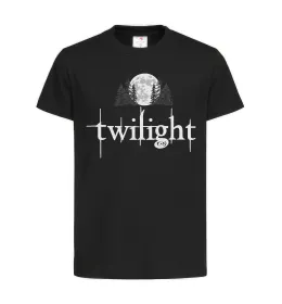 Детская футболка Twilight moon Черный фото