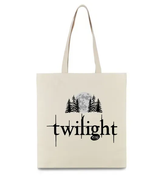 Еко-сумка Twilight moon Бежевий фото